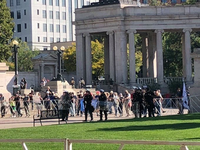 Denver Rally One dead, two in custody after gunfire at downtown Denver rallies ...
