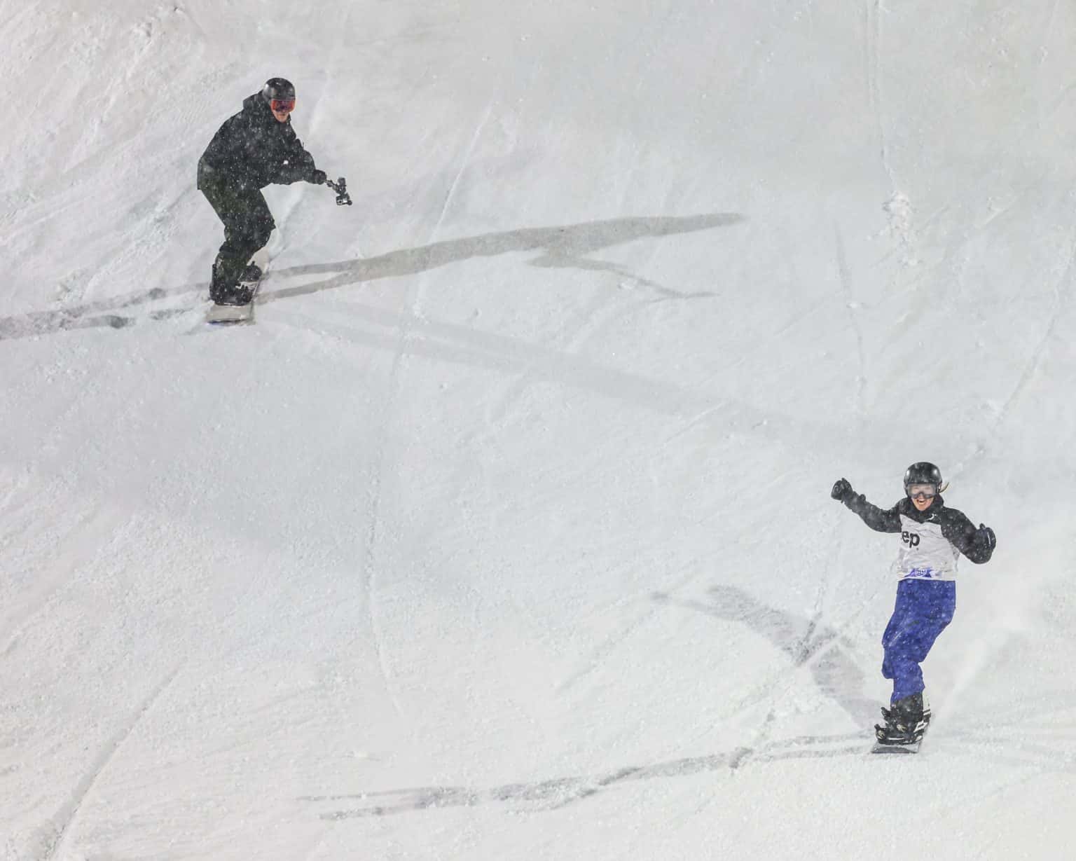 Japan’s Iwabuchi lands triple underfoot to make women’s big air history