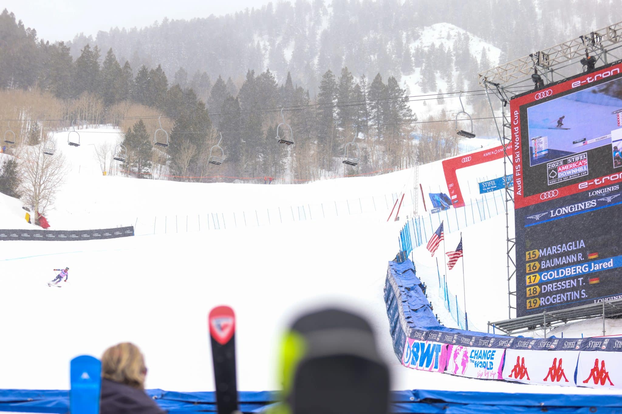 First World Cup race off If you want a powder day, schedule a downhill