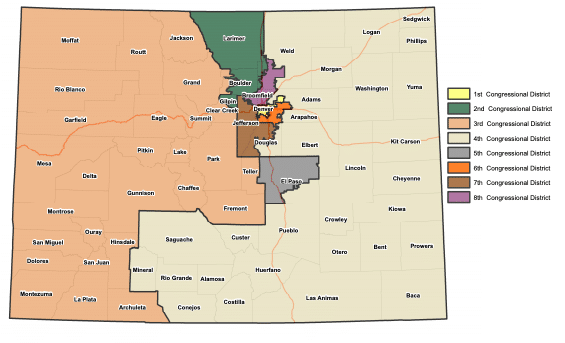 Preliminary map places all of Eagle County in Colorado's 3rd Congressional  District | AspenTimes.com