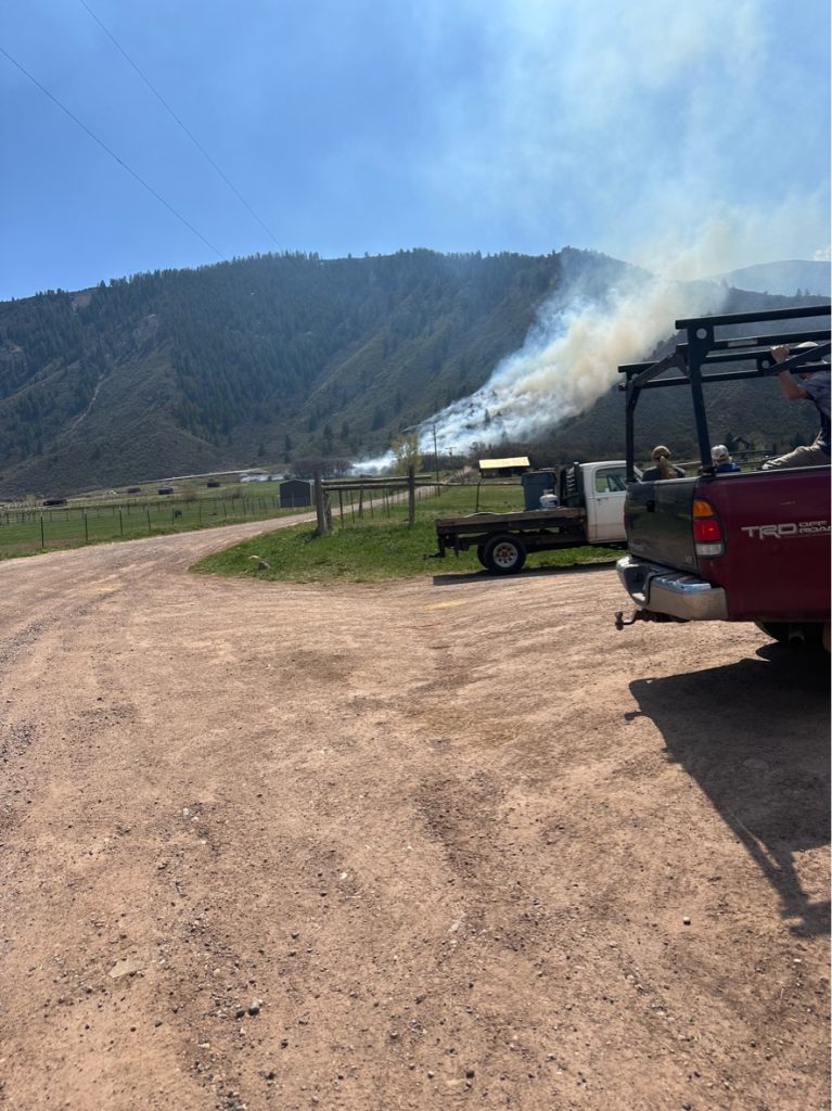 Wildfire in Crown Mountain area - Vimarsana News