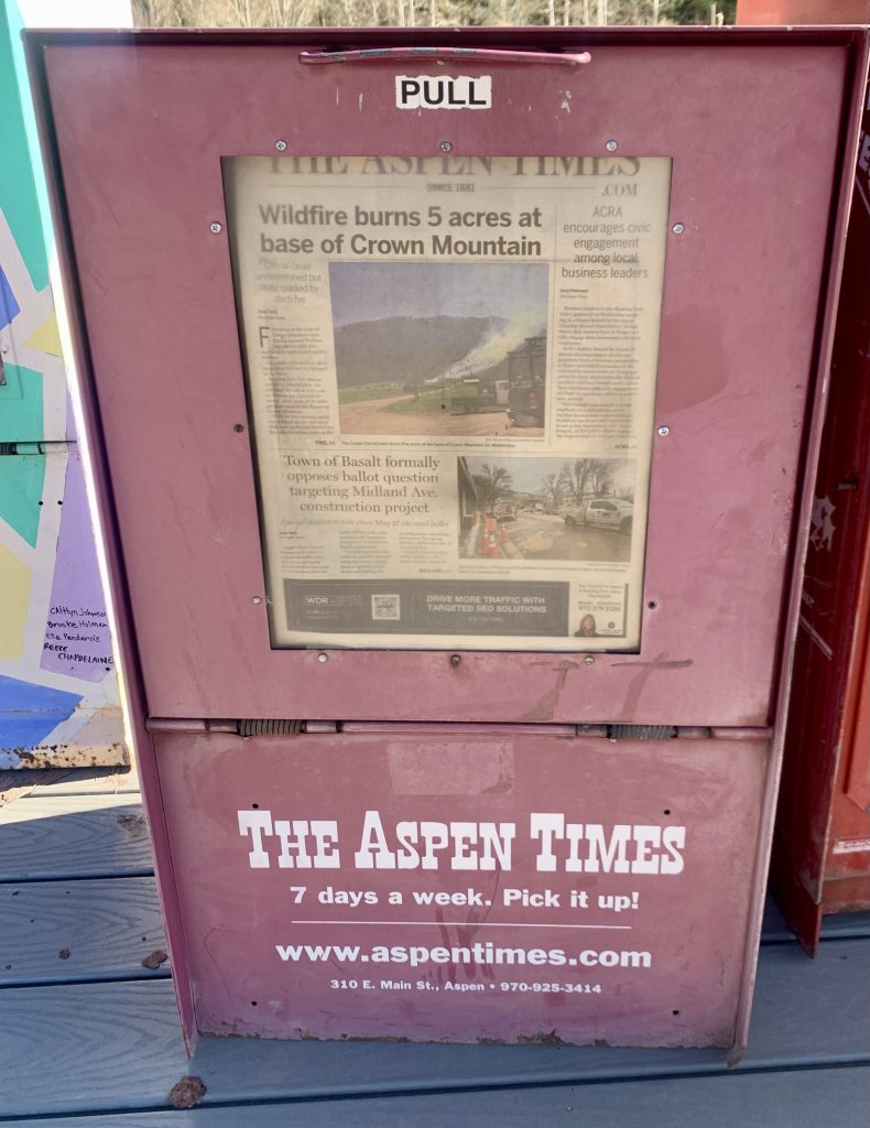 A message from The Aspen Times newsroom - Vimarsana News