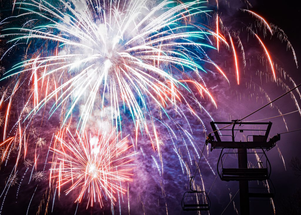 PHOTOS: Fireworks help bring the New Year to Aspen Mountain