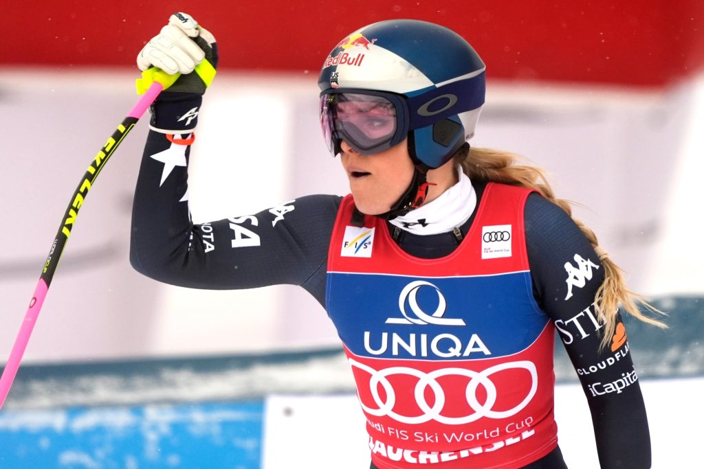 Vonn wins her second World Cup downhill of season in Zauchensee