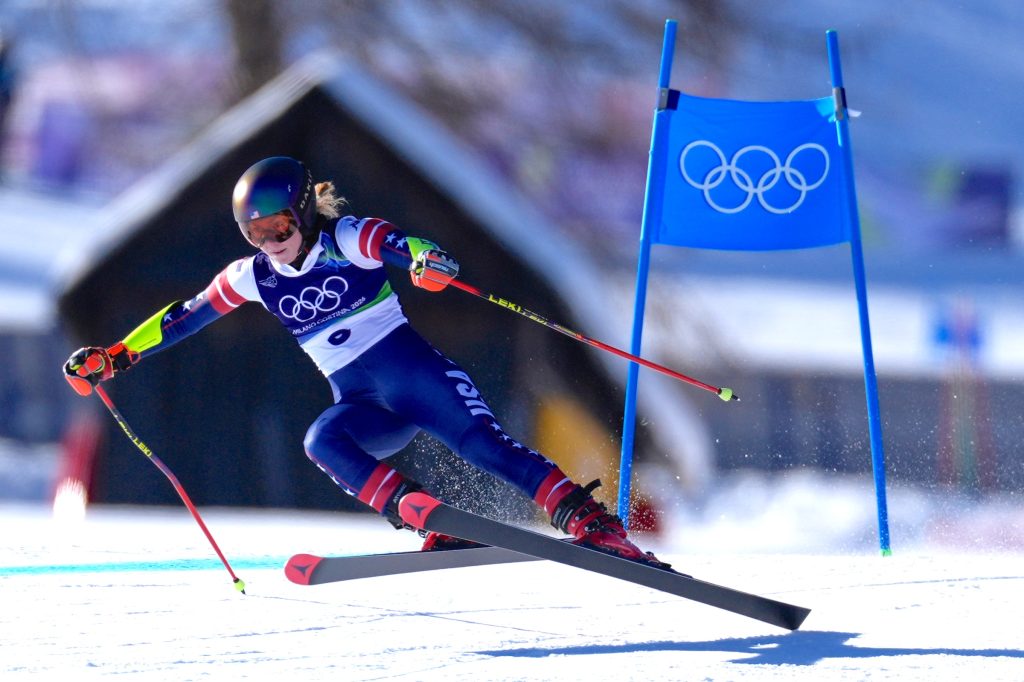Shiffrin 11th in Olympic giant slalom as Italian Brignone captures second gold medal in Cortina