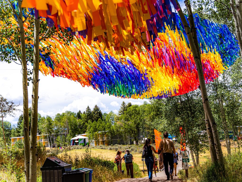 Temporary art installations engage the senses at Aspen Ideas
