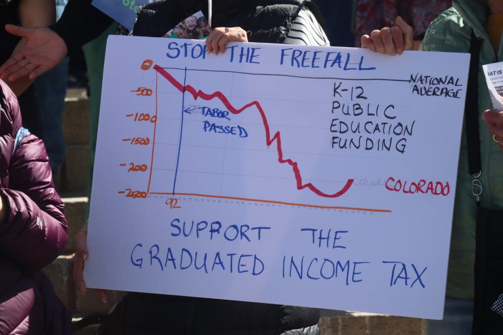 Supporters of income tax change measure submit signatures for Colorado ballot
