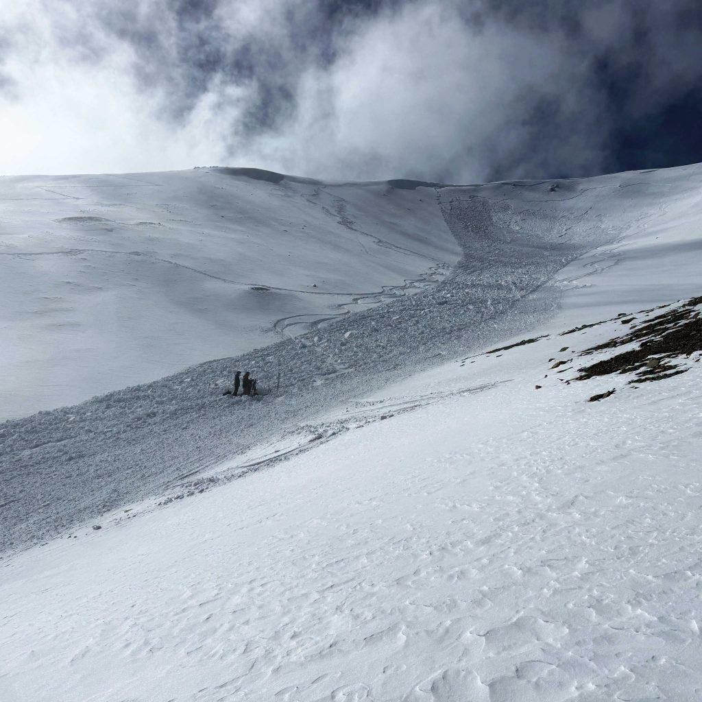 Extremely close call': Early-season avalanche on Colorado 14er buries skier's head