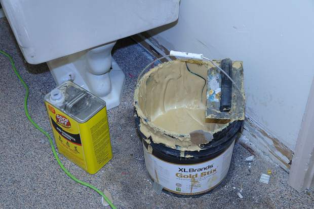 Residents complains of odors from paint and chemicals left open in the hallways, and Glenwood Manor I residents shared photos from their hallway upon moving back in.