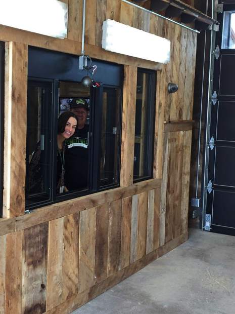 CEO Mark Smith believes the drive-thru will provide for a quick and easy option for customers that know exactly what they want. Misty Gonzales is at left.