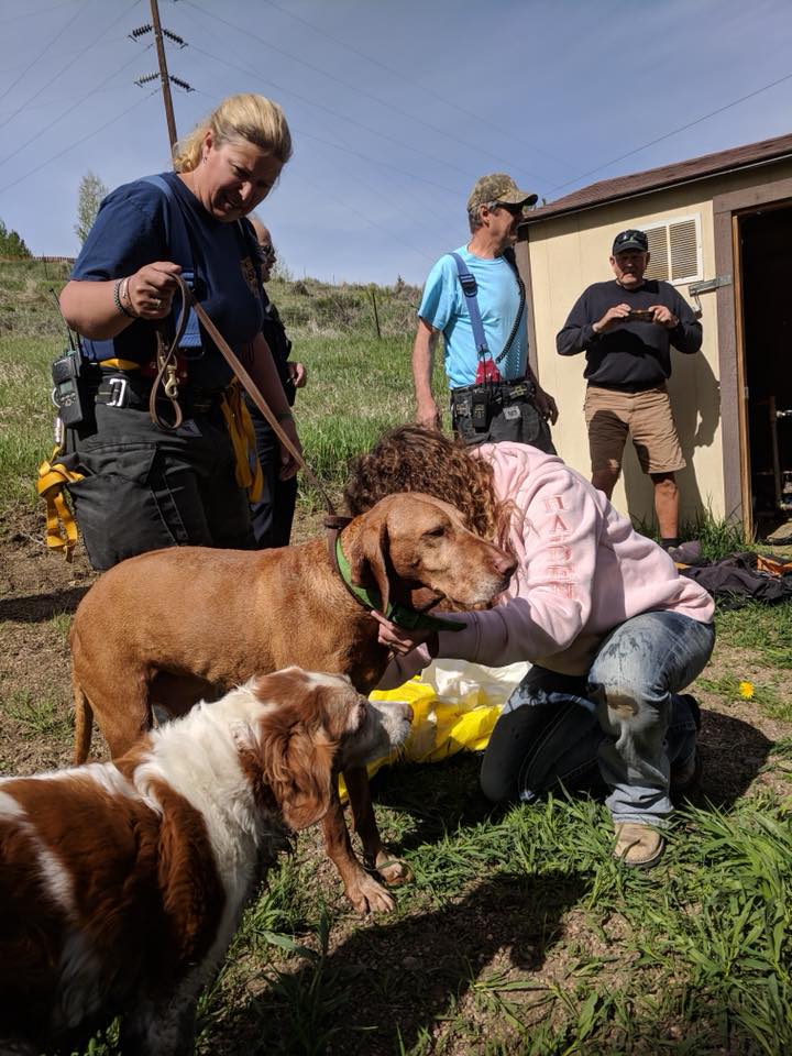 Dog rescued from well by West Routt firefighters