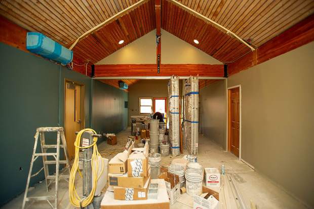 A conference space that will have further uses as well at the new Basalt Integrated Health Center located next to Stubbies.