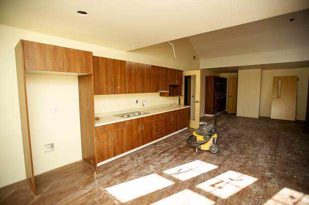 The break room for staff at the new Basalt Integrated Health Center located next to Stubbies.
