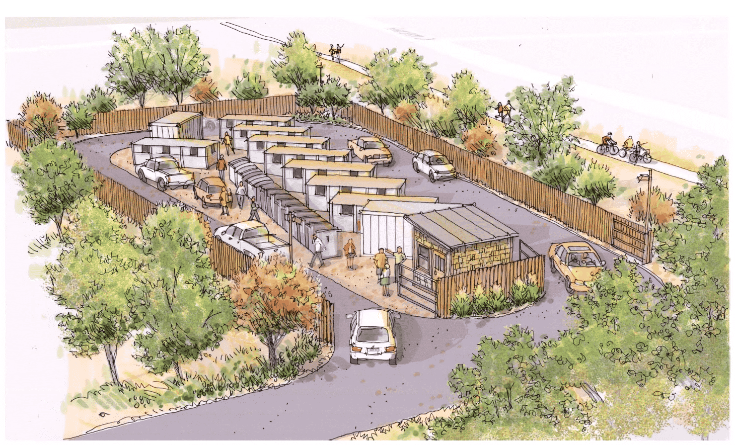 Downtown Glenwood recycling center is back again