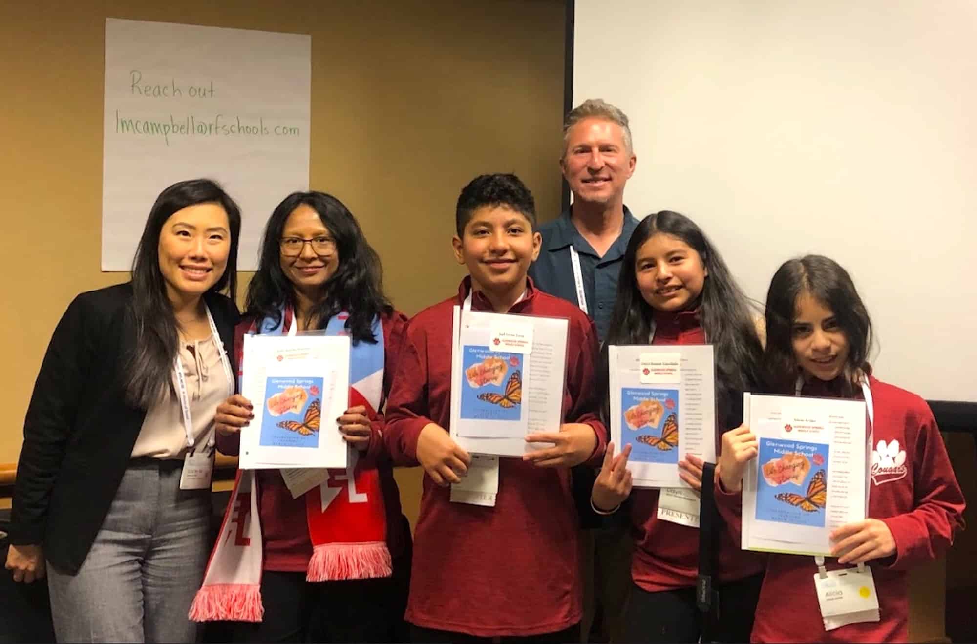 Sharing voices on a national stage — Glenwood Middle School students