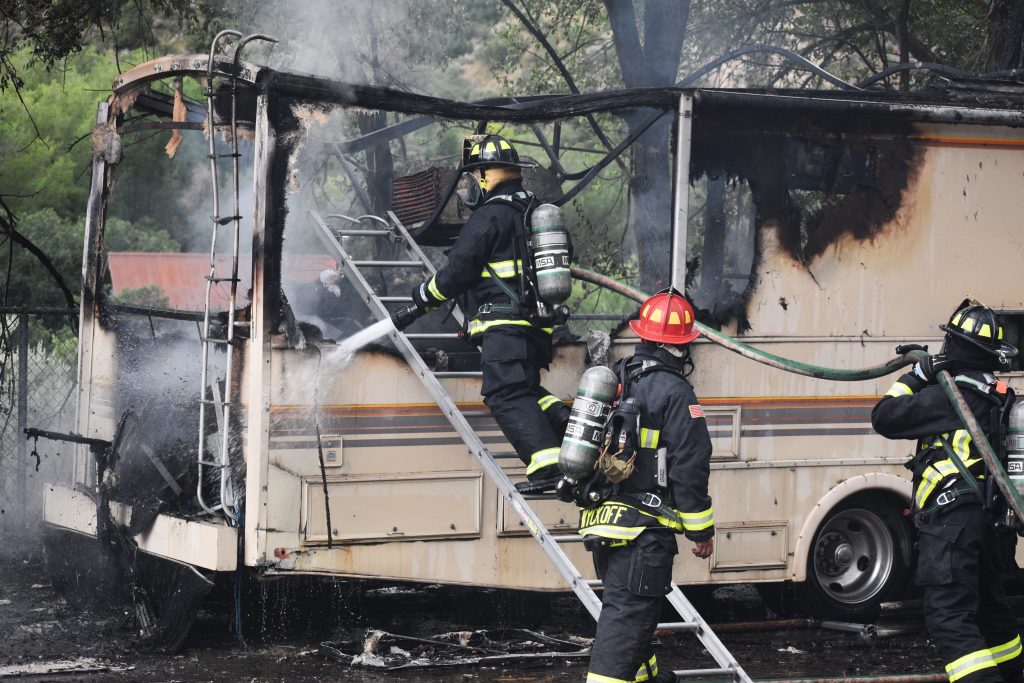 Springs Rv Fire Glenwood Springs Fire Department extinguishes recreational vehicle fire ...