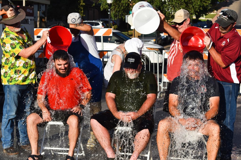 Local leaders take ALS Ice Bucket Challenge