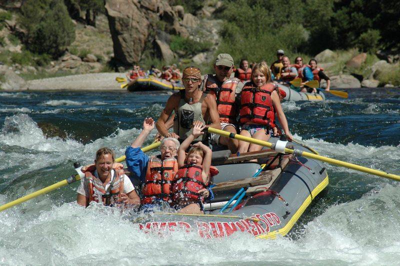 Whitewater rafting in the Vail Valley