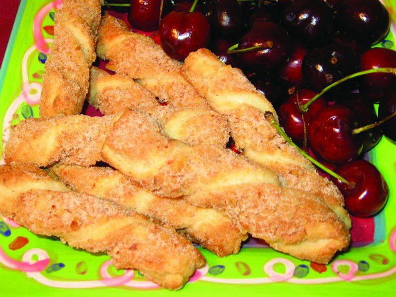 Recipe Cinnamon sugar pie dough twists are light and tender