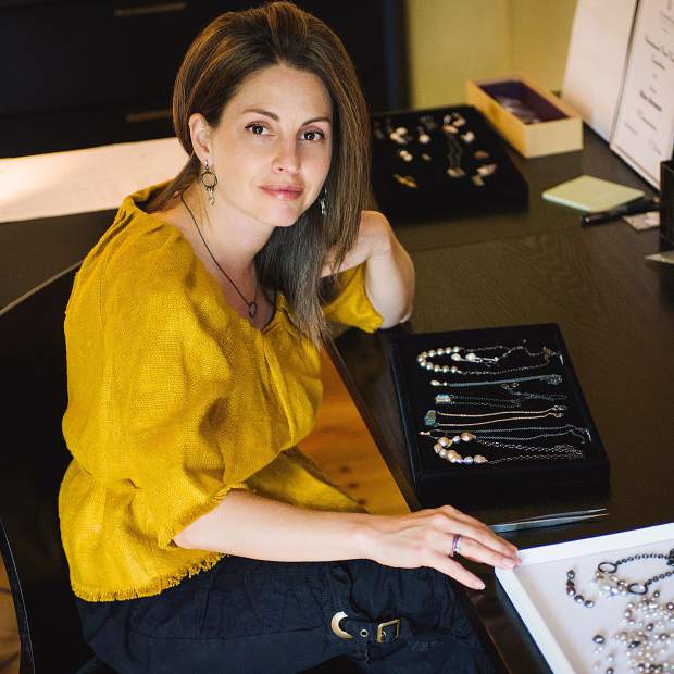 Elisa Browsh is bringing her latest creations to Karats of Vail for a three-day trunk show this weekend.
