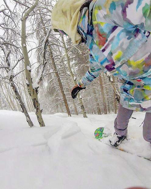@smokeajawea: Into the trees I go, to lose my mind and find my soul. #VailLive