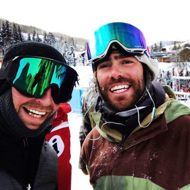 @syndicatetm: @burtonsnowboards U.S. Open starts this week in Vail. Reminds me of that time I was stalking @travelindan doing laps in the park. Pretty sure he was impressed with my shifty. #VailLive