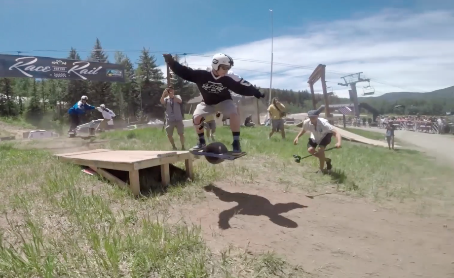 Sleeper upsets in Onewheel Race for the Rail at GoPro Mountain Games ...