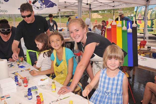 Children will have a chance to take part in free activities at Art on the Rockies in Edwards.