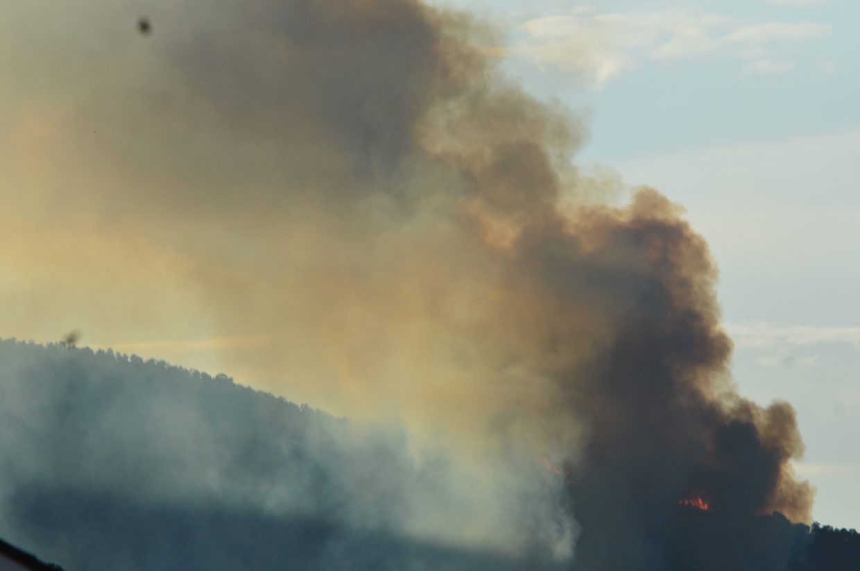 Update on wildfire burning north of Gypsum