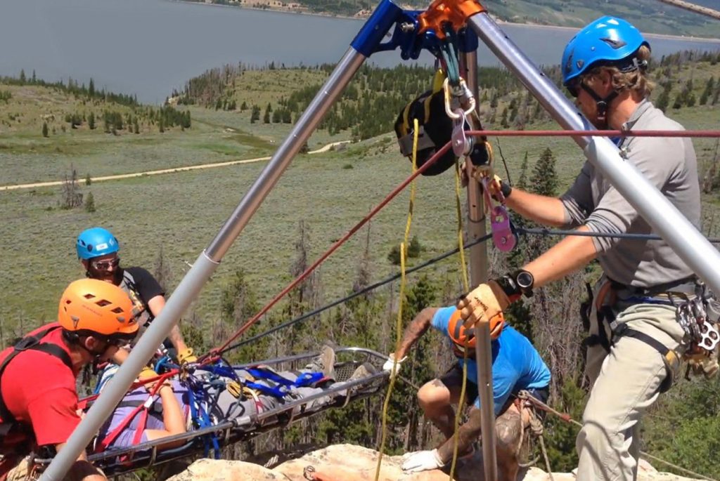 Colorado Mountain College’s Summit County and Steamboat Springs campuses offer rope rescue technician certification as part of the college’s wilderness emergency medical services training and certification programs. Students and outdoor professionals seeking recertification train alongside each other to gain the knowledge needed for mountain medical services and rescue.