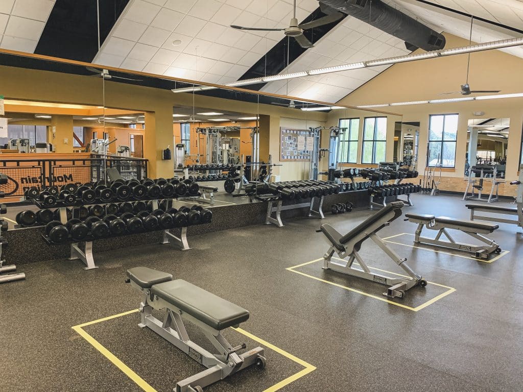 The Gypsum Recreation Center is now open for various fitness classes and one-hour fitness floor sessions under strict social distancing protocols.