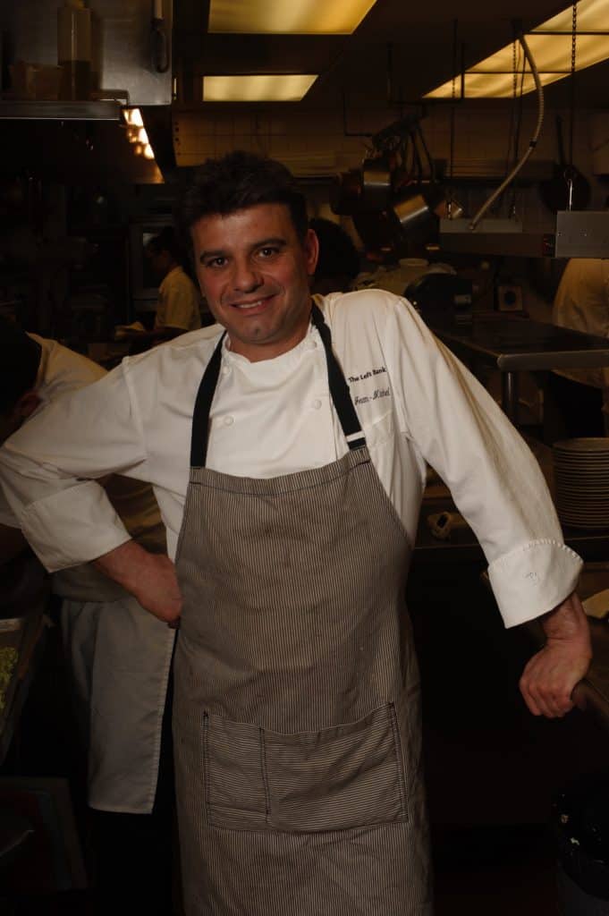 Originally from Grenoble, France, Left Bank’s chef-owner Jean-Michel Chelain came to the United States in the mid 1990s. 

