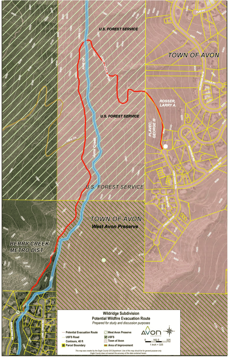 Avon evaluates new egress option for Wildridge neighborhood
