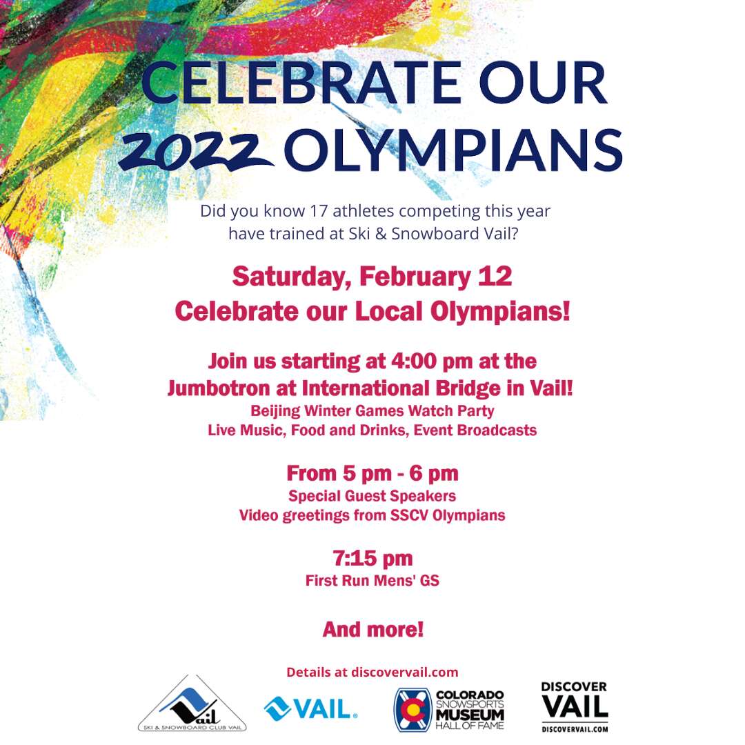 Olympic viewing party Saturday at International Bridge in Vail
