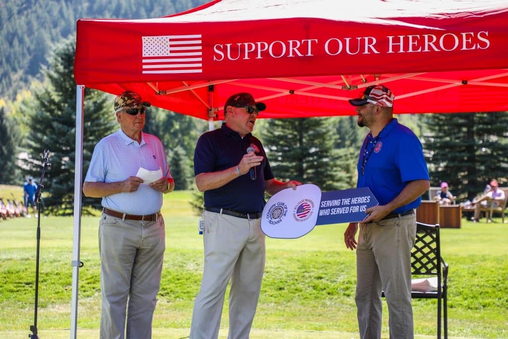 Veterans honored with generous gifts at Patriot Day Golf Tournament