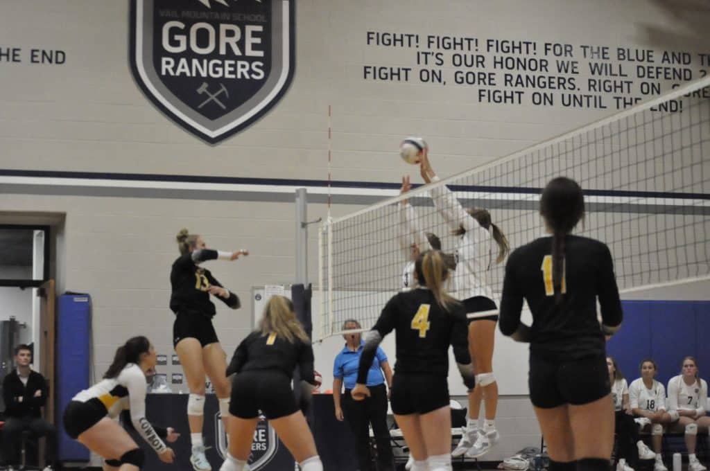 Meeker defeats Vail Mountain School in girls volleyball league rivalry