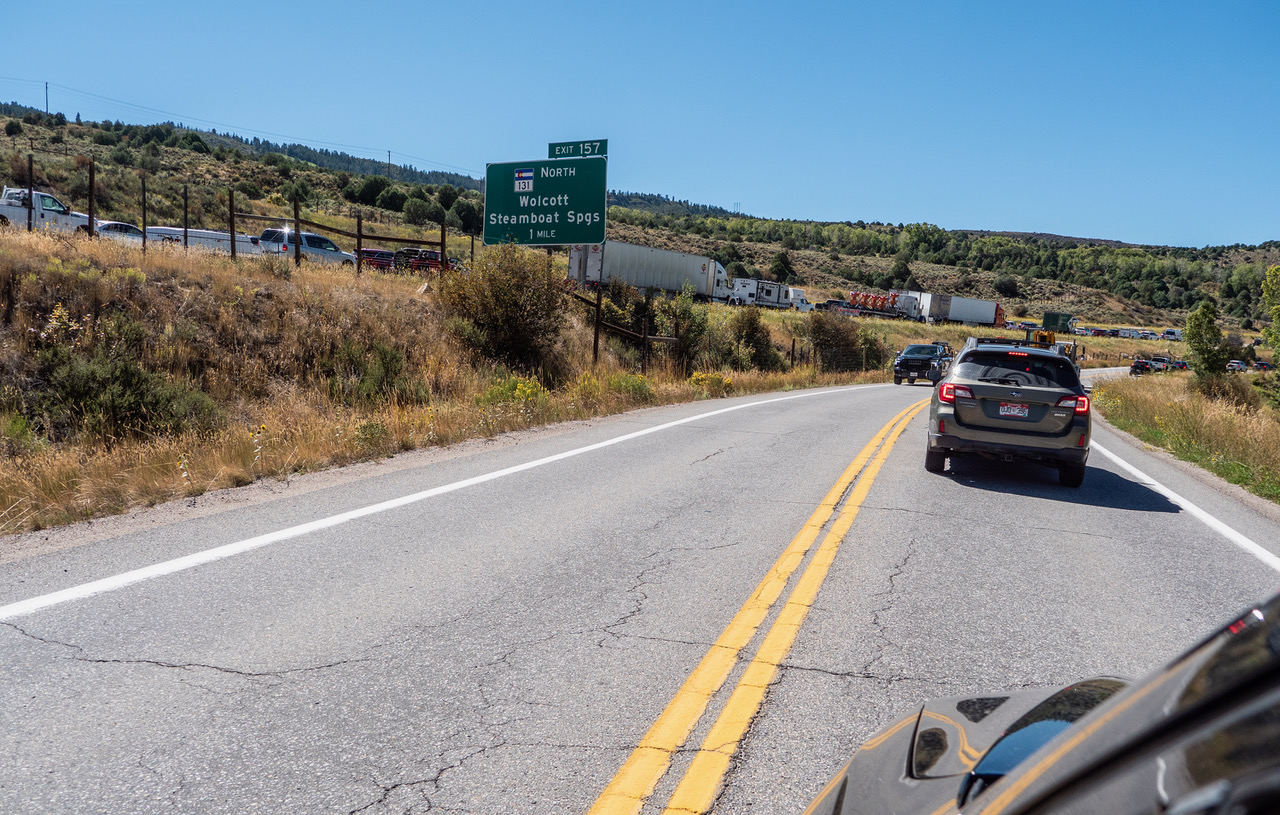 UPDATE I70 open in both directions after fire near Wolcott snarls