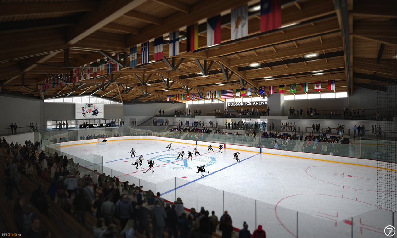What are Vail’s priorities with the Dobson Ice Arena remodel