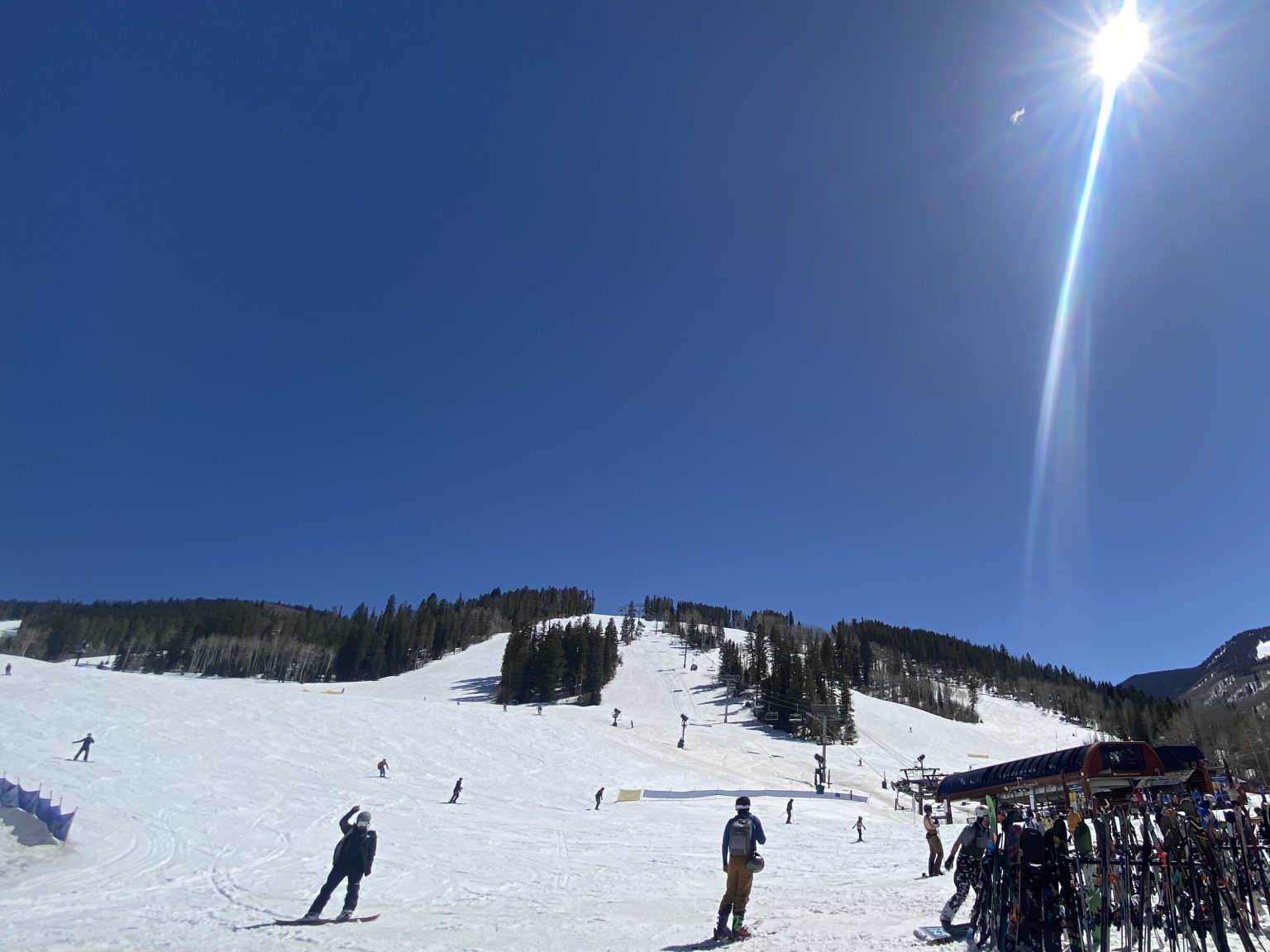 Slushy snow, sunny skies greet Closing Day skiers at Beaver Creek