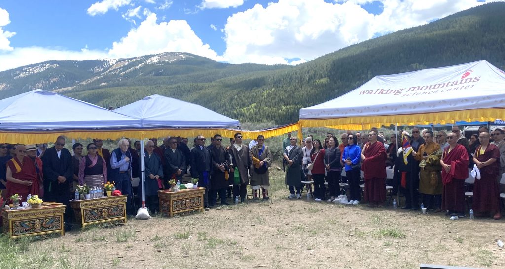 Large Tibetan ceremony celebrates discovery of Camp Hale site where freedom fighters trained from 1959-1964