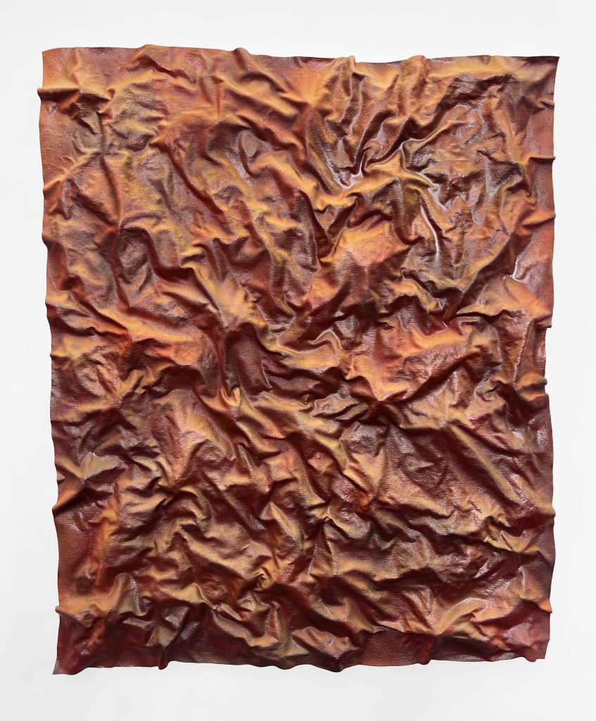 "Desert Varnish," by Anna Elise Johnson, 32" x 24" x 2", Raitman Art Galleries.