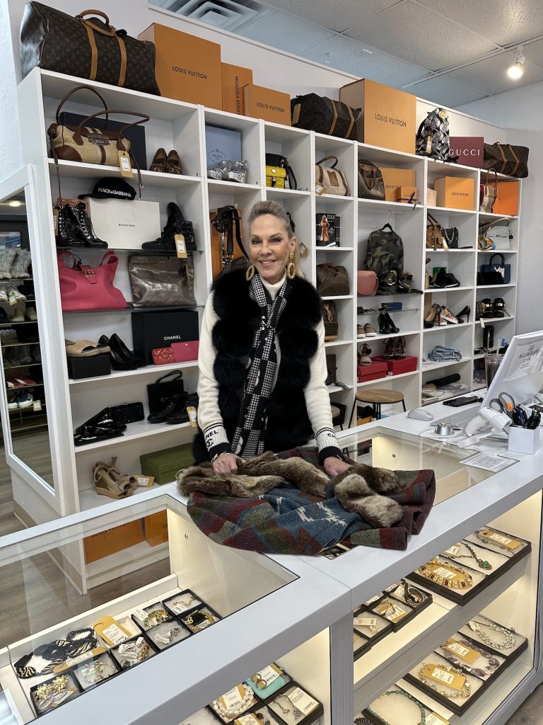 High fashion meets lower prices at the new LuvLux consignment store in Edwards