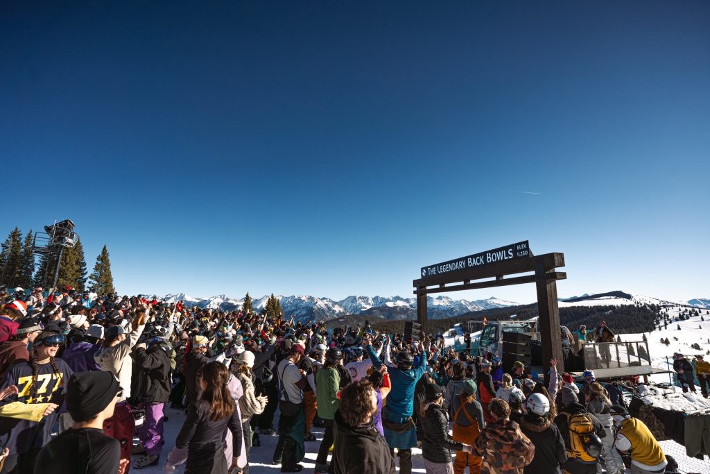 DJ Chris Lorenzo dazzles early morning concertgoers on Vail Mountain on Friday