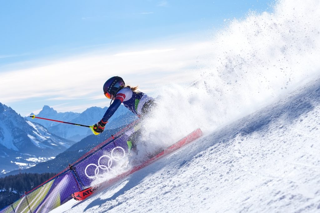 Mikaela Shiffrin wins Olympic slalom title 12 years after first gold medal