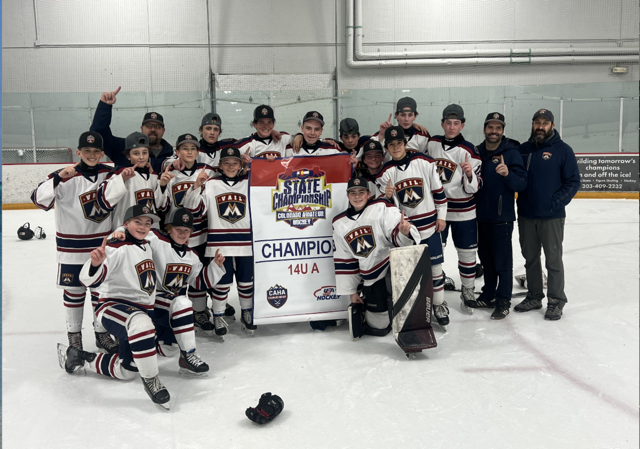 Vail Mountaineers cap off incredible season with two 14U Colorado Amateur Hockey Association state titles
