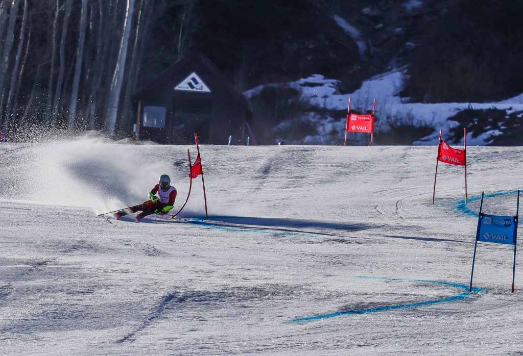 After defending his NCAA title and claiming the NorAm overall crown, Norwegian skier Johs Braathen Herland wins U.S. giant slalom title