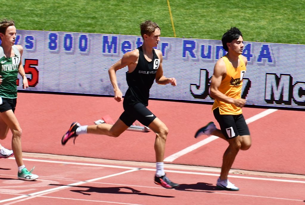 Eagle Valley runner resets 1600 and 800-meter school records in final prep races at Colorado state track and field championships