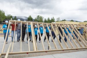 Habitat for Humanity Vail Valley raises wall for housing project in Gypsum for school district employees