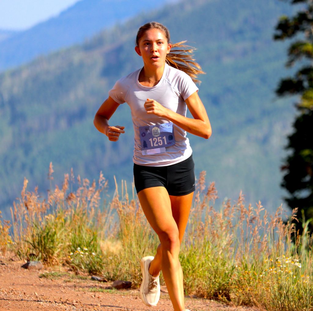 Eagle County runner almost beats the boys at Berry Picker trail run in Vail