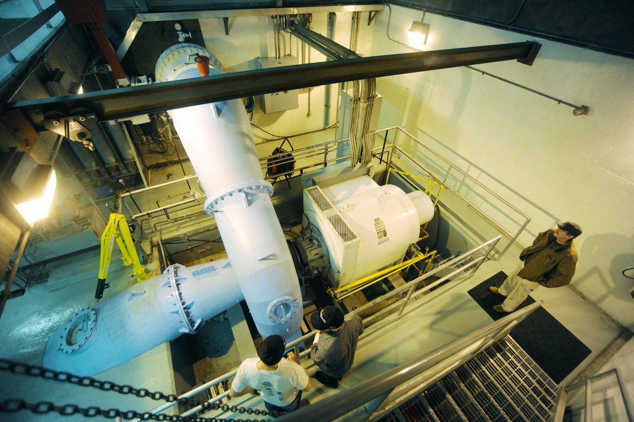 The system at the Stagecoach Dam can generate up to 800 kilowatts of electricity.